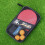 2 Rubber Tafeltennisracket Set Met 3 Ballen 3