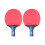 2 Rubber Tafeltennisracket Set Met 3 Ballen 7