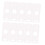 20Pcs White Drink Carrier Paper Cup Holder for Takeout 1