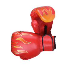 Kids Boxing Gloves 6oz Training Sparring Gloves for for Punch Bag Kickboxing Muay Thai MMA 611 Years red