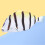 Simulated Fish Shaped Pencil Bag Makeup Coin Purse Striped Pattern 4