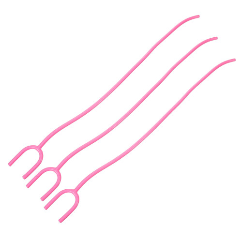 3Pièces Tubes D'extension Stéthoscope Rose En PVC Adaptateurs