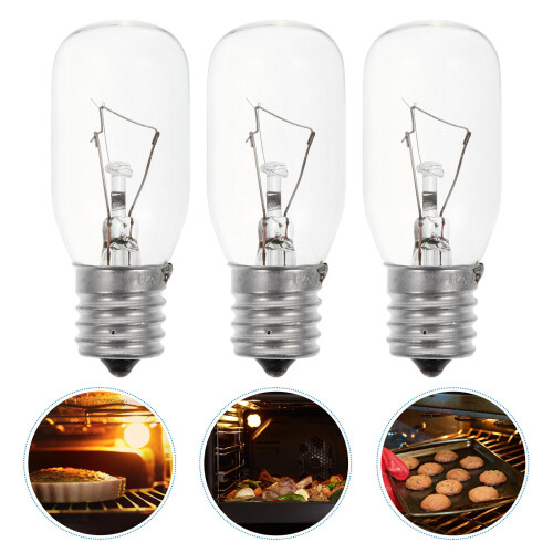 3Stk E17 Mikrowellenherd Lampe Hitzebeständig Toaster 2