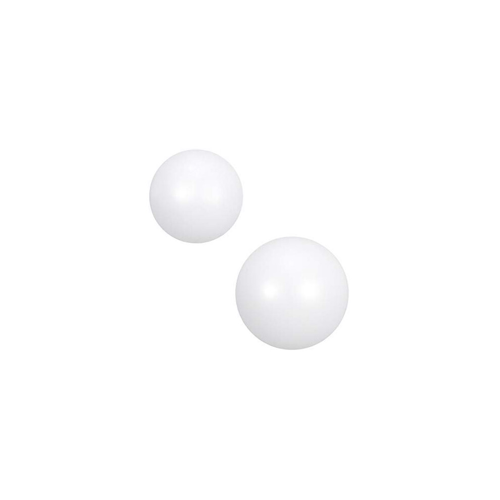 White Ptfe Ball 9 Mm Diameter Ground Finish Pneumatic Pump Membrane Pack Of 5