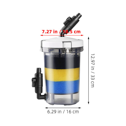 Aquarium Klarer Eimerfilter Vorderbeet Leiser Externer 1