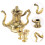 1 Set Für Puppenhaus Mini Teebecher Zubehör 4