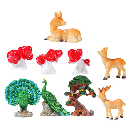 1 Set Pfauenschmuck Landschaft