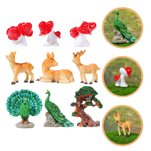 1 Set Pfauenschmuck Landschaft 2