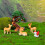 1 Set Pfauenschmuck Landschaft 7