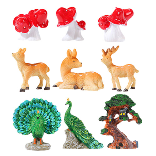 1 Set Pfauenschmuck Landschaft 1