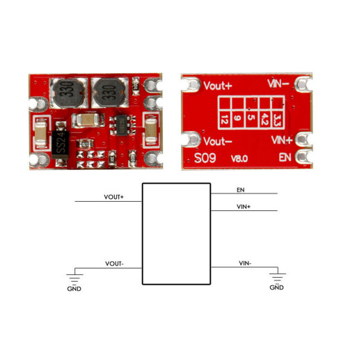 Intelligent Power Regulator 3-15V Input Automatic Steps Up-5V 1