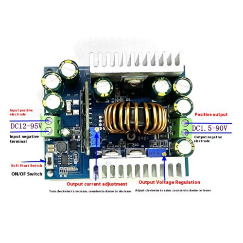 18A Adjustable Constant Voltages Current Converters Module 500W 1