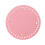 14 Cm Tondo Inferiore PU Per Borsa Da Cucito Rosa 1