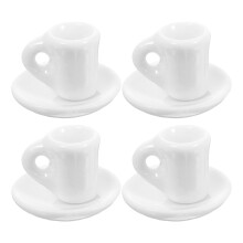 1 Set Teebecher Untertasse 1:12 Für Puppenhaus