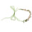 Faux Parel Boho Hoofdtooi Met Groene Bladeren 1