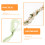 Faux Parel Boho Hoofdtooi Met Groene Bladeren 8