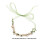 Faux Parel Boho Hoofdtooi Met Groene Bladeren 3