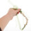 Faux Parel Boho Hoofdtooi Met Groene Bladeren 4