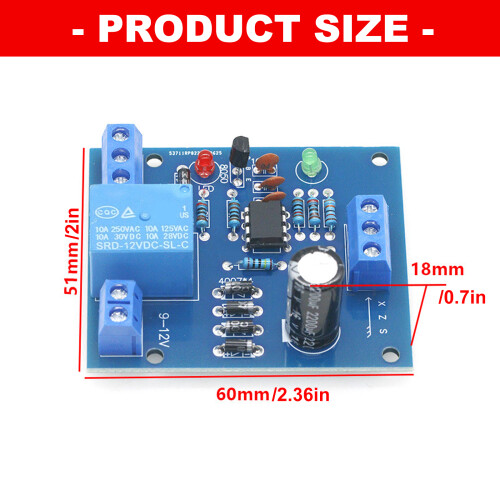 Contrôleur de niveau d'eau Intelligent 12V, commutation de 2