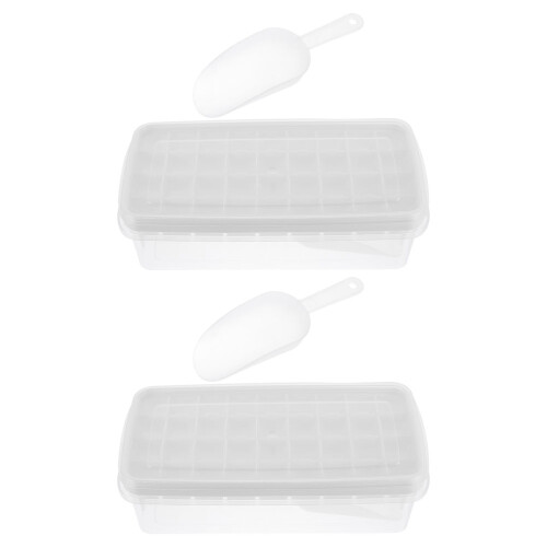 2 Sets Eiswürfelform Würfelform Weiß