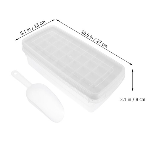 2 Sets Eiswürfelform Würfelform Weiß 1