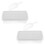 2 Sets Eiswürfelform Würfelform Weiß 5