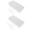 2 Sets Eiswürfelform Würfelform Weiß 3