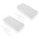 2 Sets Eiswürfelform Würfelform Weiß 6