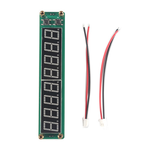 8LED Energy Saving Frequency Measurement Clear LED-Blue light