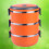 Lunchbox Mit Verschluss (Orange) 9