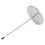 Spike Menu Plug-In Ontvangstbewijs Houder 8X8X17Cm 6