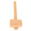 1Pc Durable Handmade Wood Hammer Tool Lightweight Khaki Mallet 1