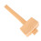 1Pc Durable Handmade Wood Hammer Tool Lightweight Khaki Mallet 10