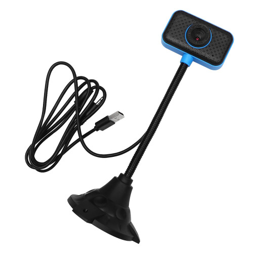Usb 0,3Mp Webcam Mit Mikrofon Für Computer Laptop Notebook (Blau)