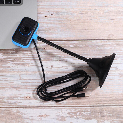 Usb 0,3Mp Webcam Mit Mikrofon Für Computer Laptop Notebook (Blau) 2