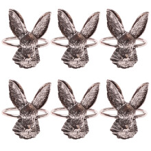6 Für Thanksgiving-Party Metall-Halter Hase