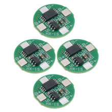 2.5A Current Limiting BMSs Module For 3.7V 14500 Lithiums-4pcs
