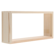 Getrocknete Holz Fotorahmen Gepresstes Blatt Vintage