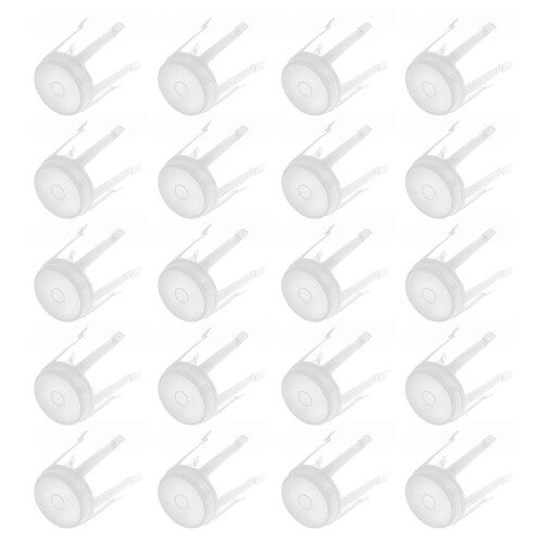 20Pcs Durable Plastic Flower Packing Stand White for Bouquet Fixing
