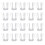 20Pcs Durable Plastic Flower Packing Stand White for Bouquet Fixing 4