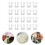 20Pcs Durable Plastic Flower Packing Stand White for Bouquet Fixing 2
