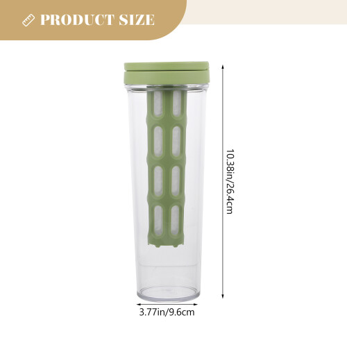 Cold Water Filter Pitcher Large Capacity Coffee Bottle With Strainer 2