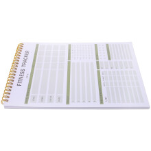 Daily Workout Journal Notebook Fitness Plan Buch Tracker