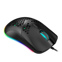 Hole Design RGB LED 6 Tasten Programmierbar Schwarz