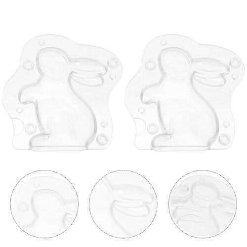 2Stück Schokoladenform Kunststoff Für 2