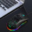 Hole Design RGB LED 6 Tasten Programmierbar Schwarz 3