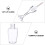 10Pcs Wine Glass Shaped Refillable Lip Gloss Tubes 7