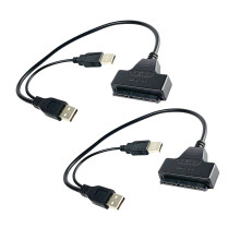 2Stück USB Zu Datenkabel USB 2.0 Festplattenzubehör