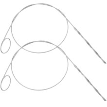 2Pcs Stainless Steel Skewers For Roasting Duck Camping Barbecue Meat
