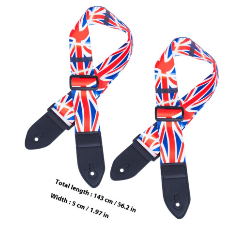 Guitar Shoulder Strap Adjustable Multi 2pack 1